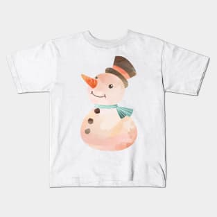 funny snowman Kids T-Shirt